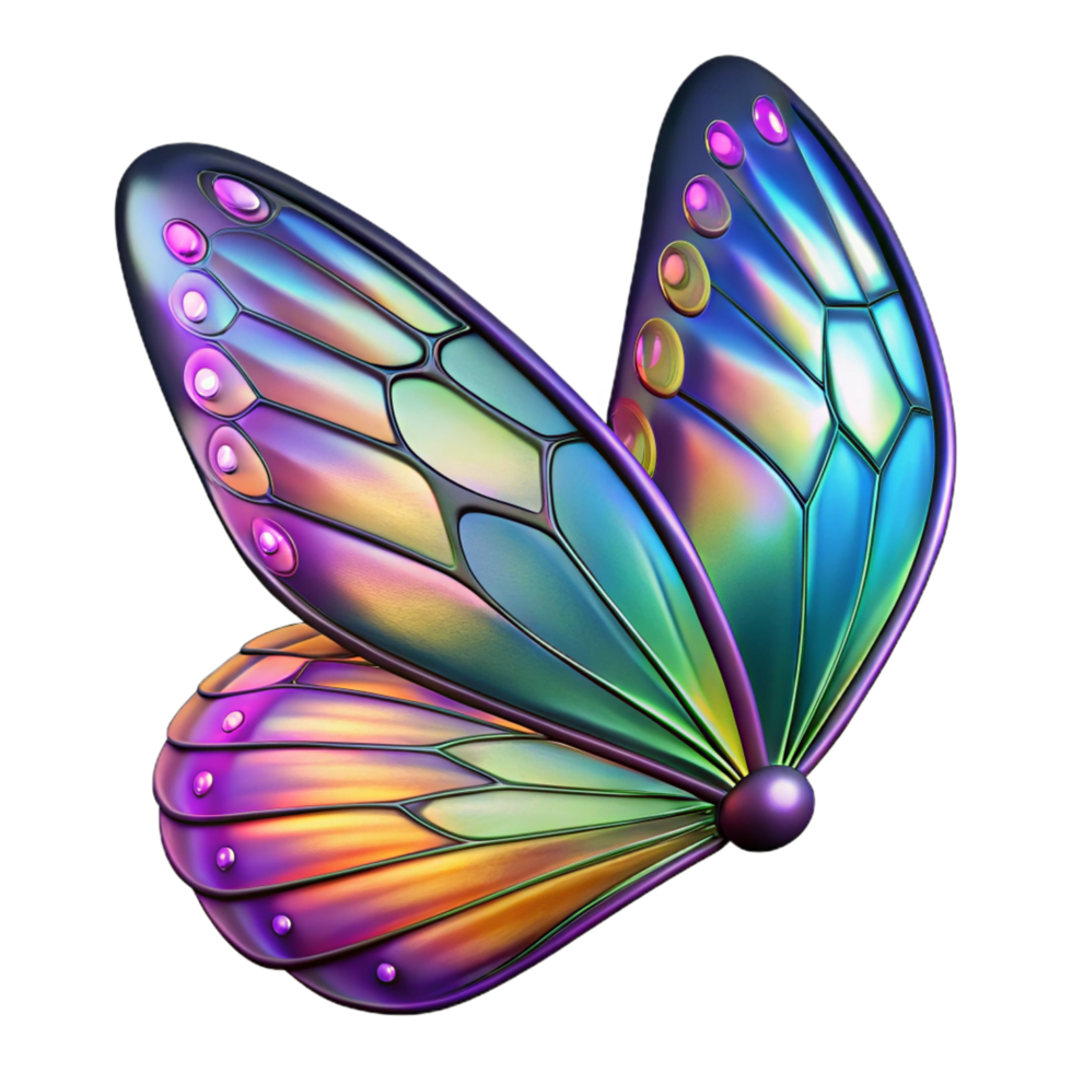 exceptional geometric A close up of a butterfly wing, iridescent scales, vibrant colors, abstract patterns, original png