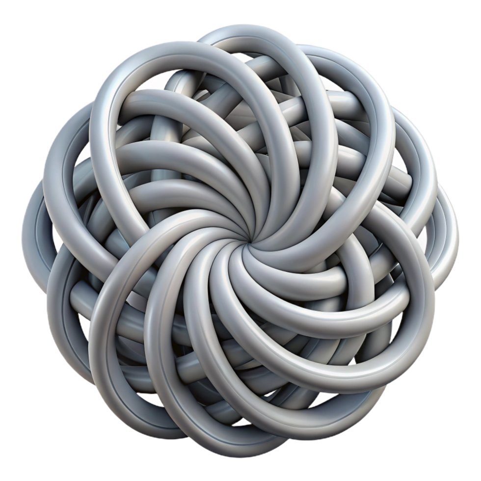 serene organic A complex, intricate pattern of interwoven lines and curves, in a monochromatic, minimalist style, with subtle gradients authentic png