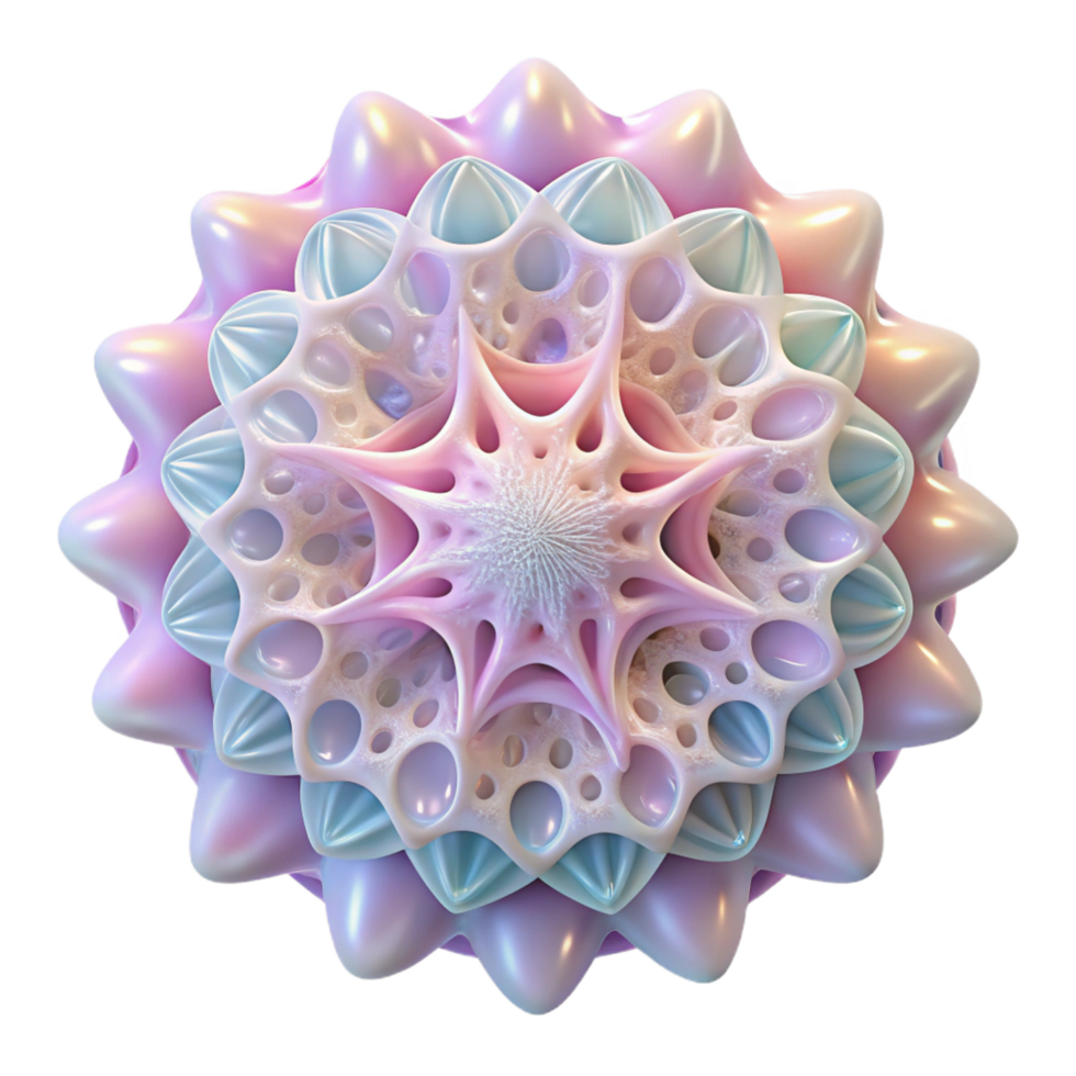 sumptuous ethereal renaissance A delicate, intricate lace like pattern, formed by particles of light, in a soft, pastel color palette, with diffuse lighting high resolution png