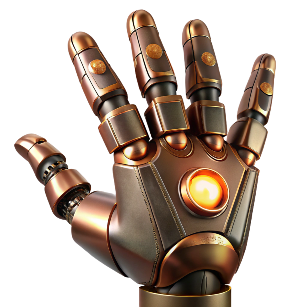 picturesque bold bohemian A steampunk robot hand, reaching out. Dramatic, chiaroscuro lighting. Biomechanical style museum quality png
