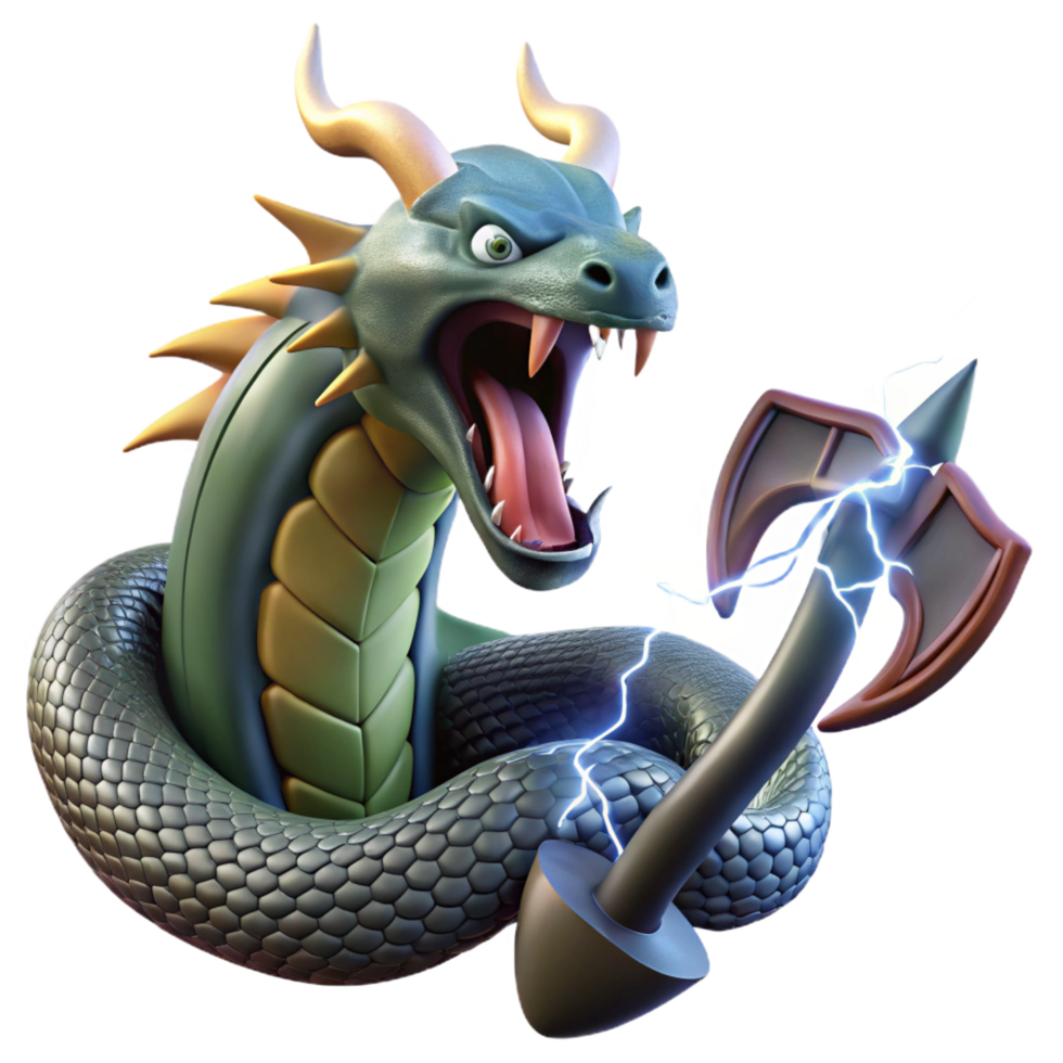 glorious remarkable Thor battling the Midgard Serpent, Jormungandr, lightning crackling, Norse mythology style, dynamic lighting, png