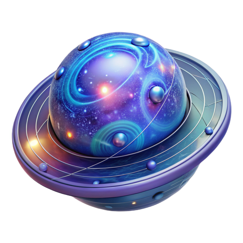 glorious elegant A holographic map of the galaxy, intricate details and glowing lines, futuristic style perfect clarity png
