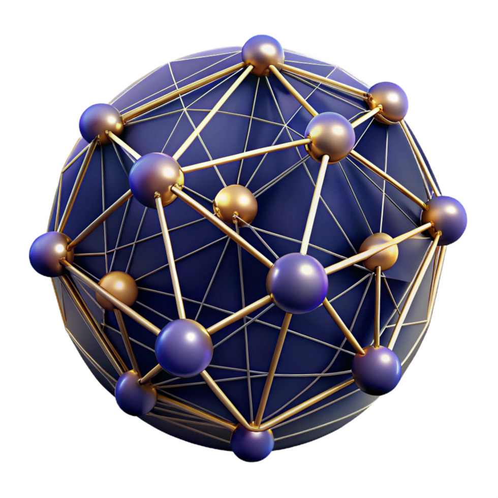 impressive playful impressionist A stylized representation of the internet, a vast network of interconnected nodes, glowing lines, dark and mysterious lighting, abstract digital art exclusive png