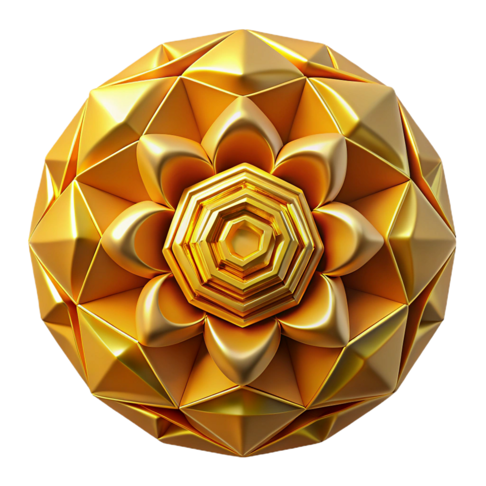 spectacular dramatic minimalist A field of geometric shapes shifting and rotating in a hypnotic pattern, bathed in a warm, golden light, in a minimalist, geometric style fine detail png