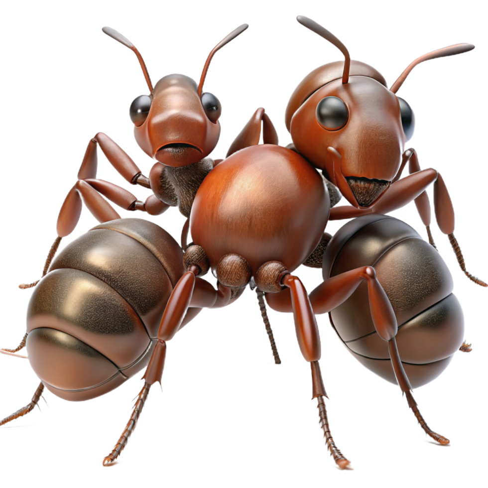 spectacular intense elegant A colony of ants working together, close up view, detailed and realistic lighting expertly shot png