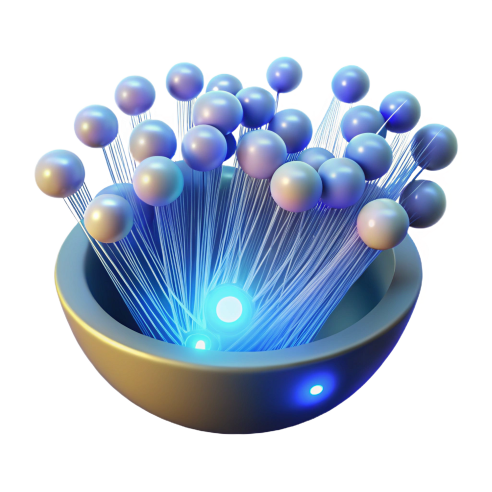 exquisite organic An abstract representation of data flow, visualized as streams of light particles, illuminated by a dynamic, pulsating light. Data visualization style, futuristic 4K png