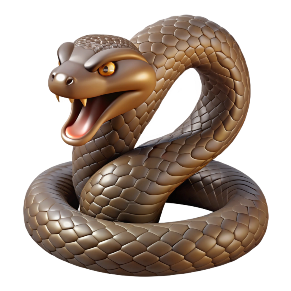 fascinating coveted A coiled rattlesnake ready to strike, tense and dramatic, close up shot png