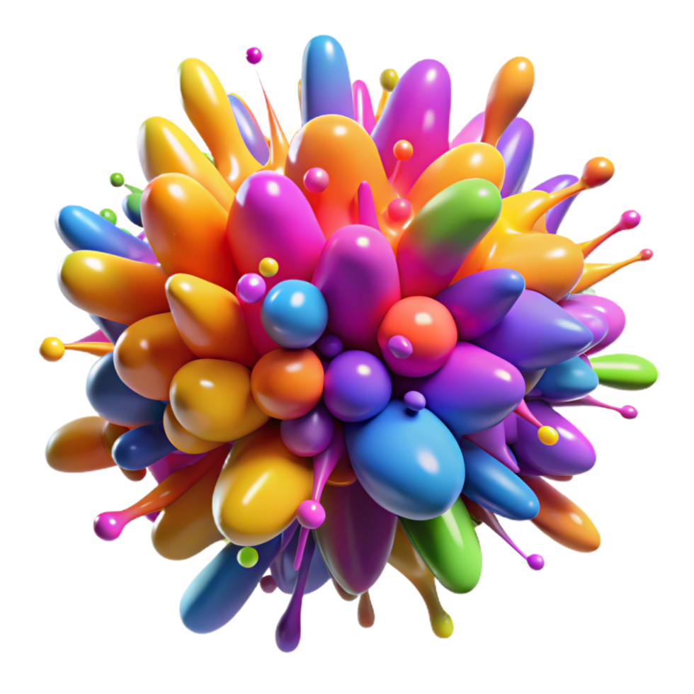 picturesque romantic minimalist A chaotic explosion of paint splatters and brushstrokes, in a vibrant, abstract expressionist style sharp png