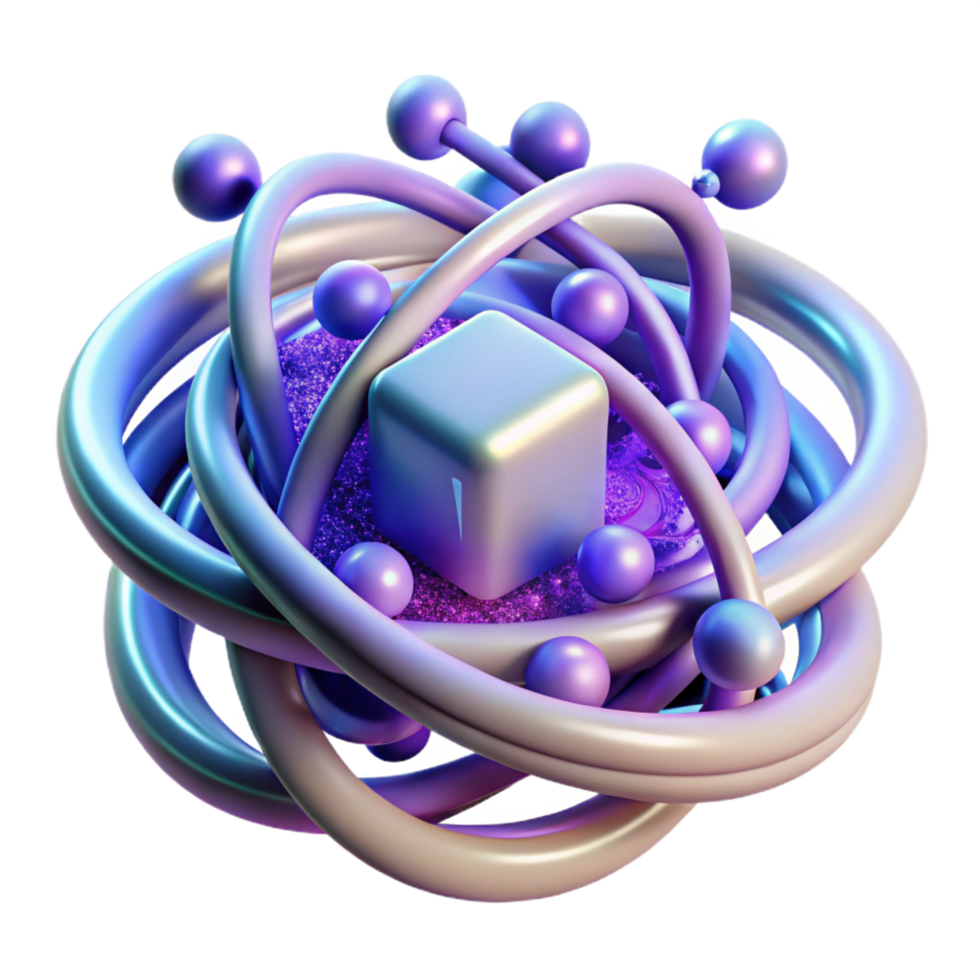 rare bohemian A quantum computer processing complex data, swirling particles of light representing information flow, neon lighting, abstract style flawless png