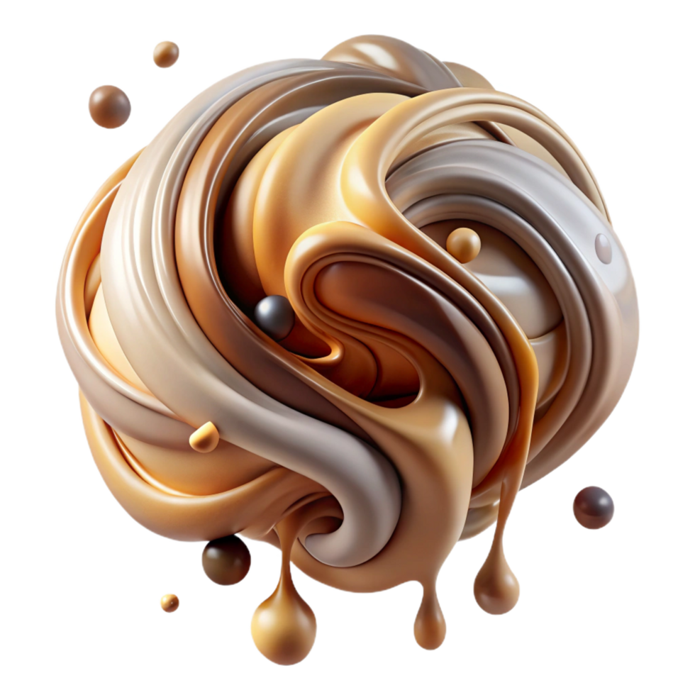 beautiful peaceful tropical A dynamic composition of swirling brushstrokes and drips, in a muted palette of earth tones, with a gestural, abstract expressionist style 4K png