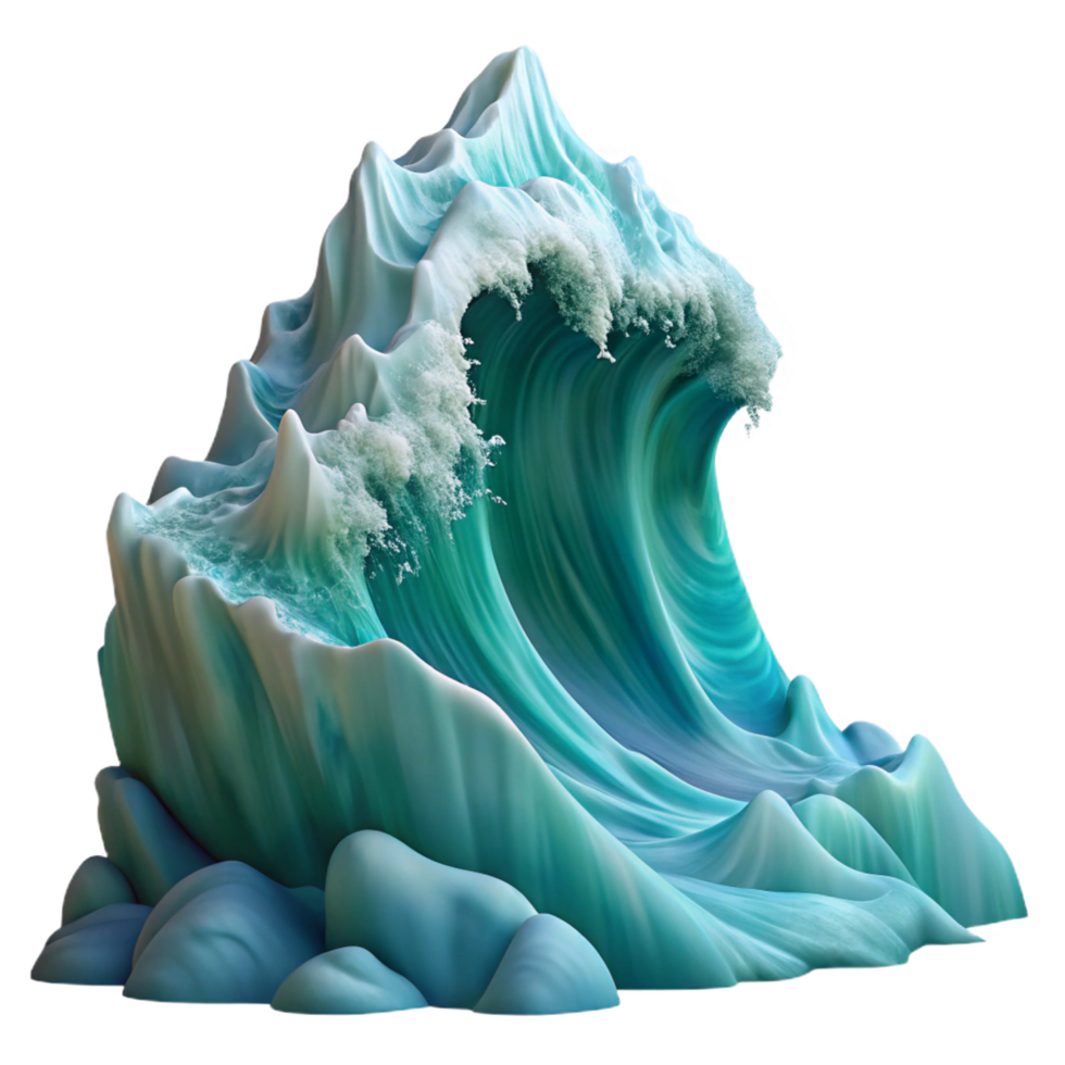 alluring distinguished A roaring ocean wave crashing against a cliff, dramatic lighting, realistic style, dynamic movement, png