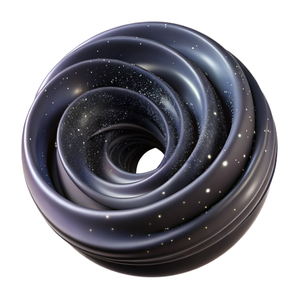 radiant gothic A dynamic, swirling vortex of particles and energy, resembling a black hole, with a sense of intense gravity museum quality png
