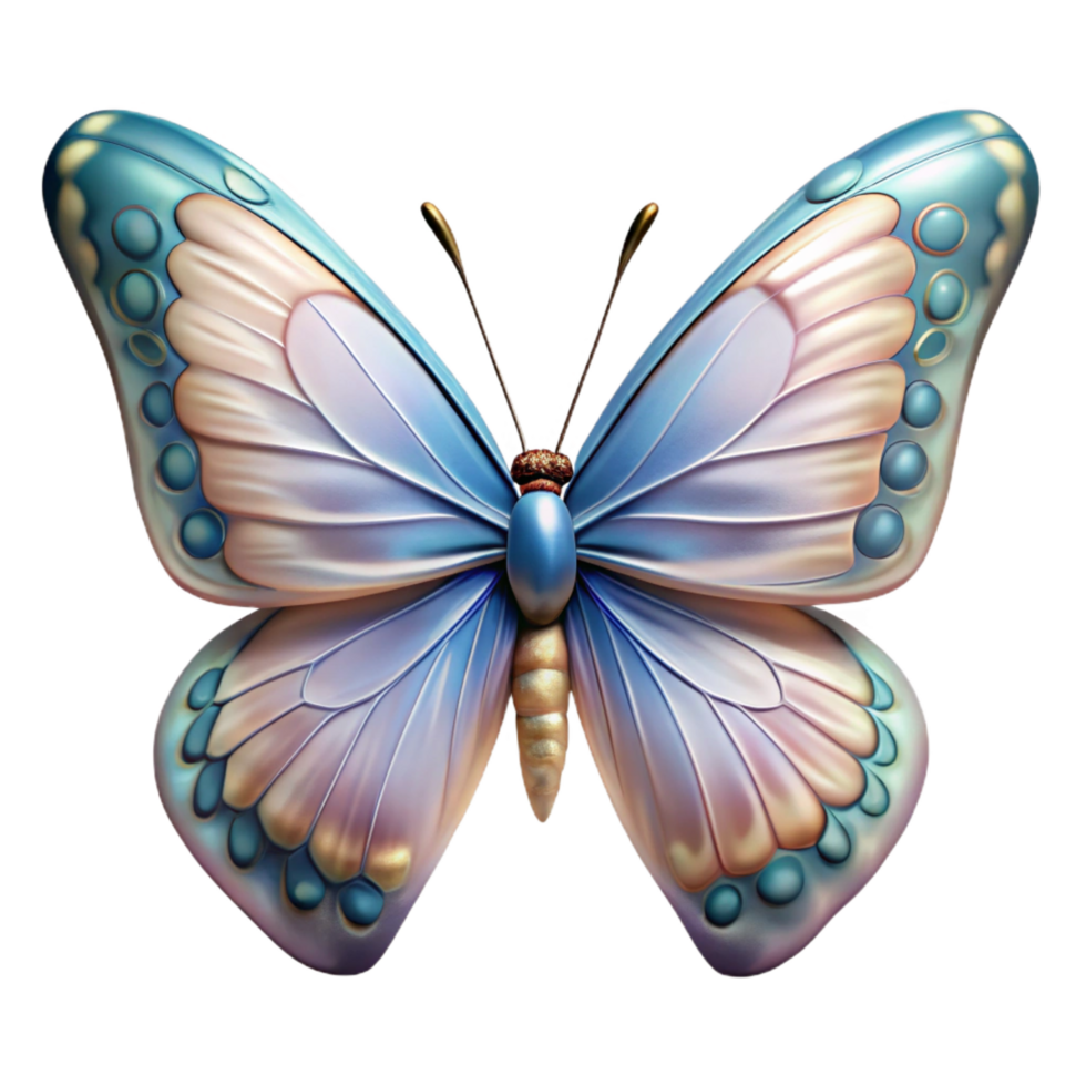 glorious mysterious rustic Portrait of a delicate butterfly with intricate wing patterns, lit by soft natural light, macro photography style museum quality png