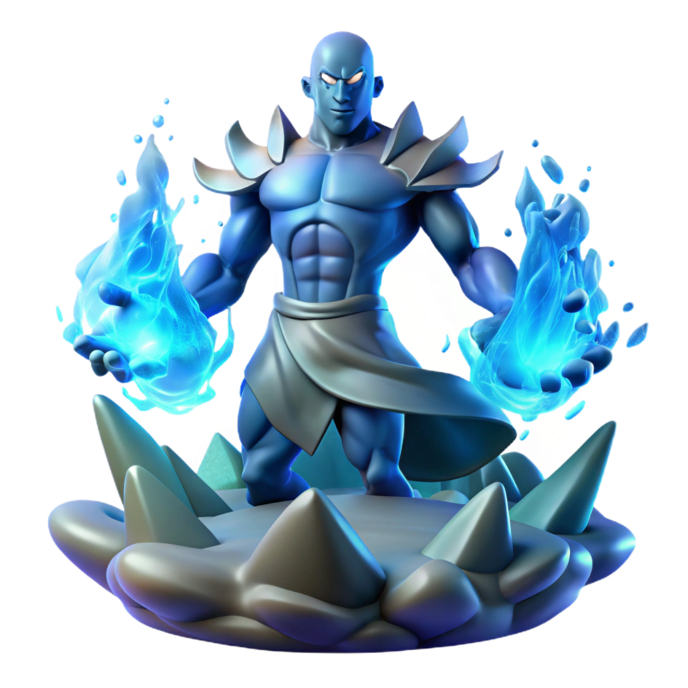 glorious timeless A powerful elemental spirit controlling the forces of nature, dynamic lighting, abstract art style png