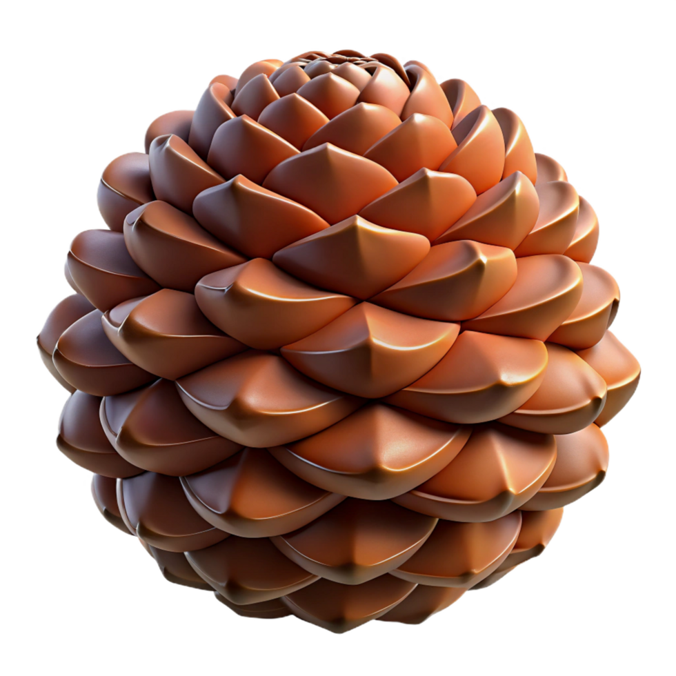 pristine bohemian A single, perfect pine cone, intricate scales, detailed texture, rustic and natural, crisp png