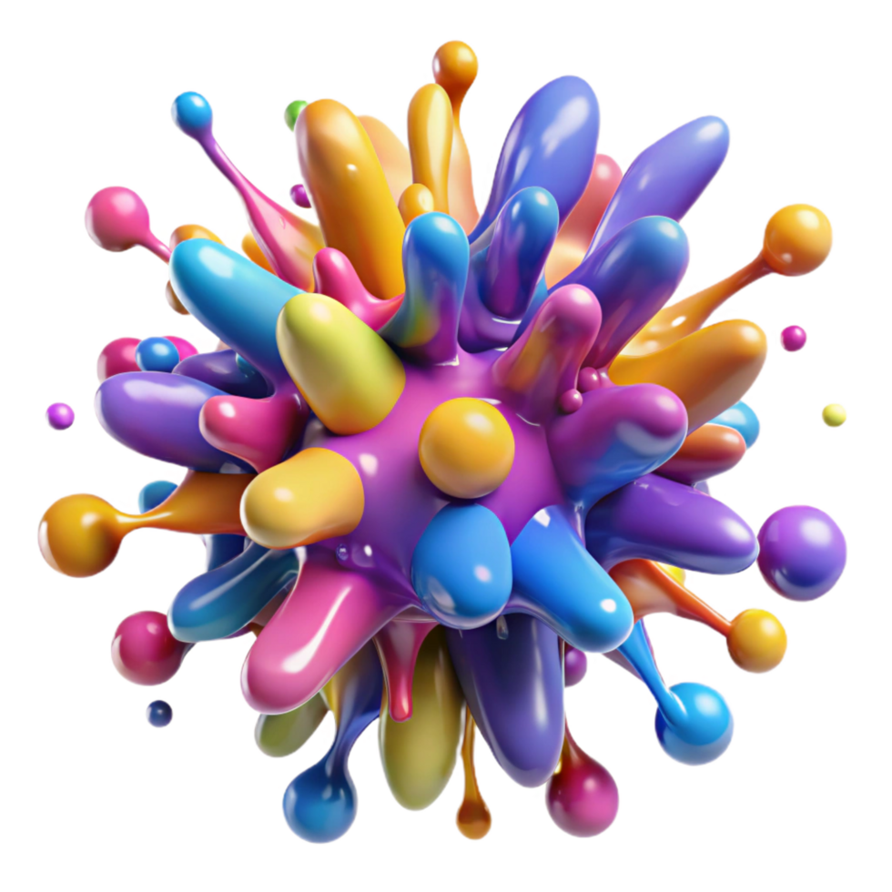 standout nordic A chaotic explosion of paint splatters, forming an abstract expressionist masterpiece, brightly lit sharp png