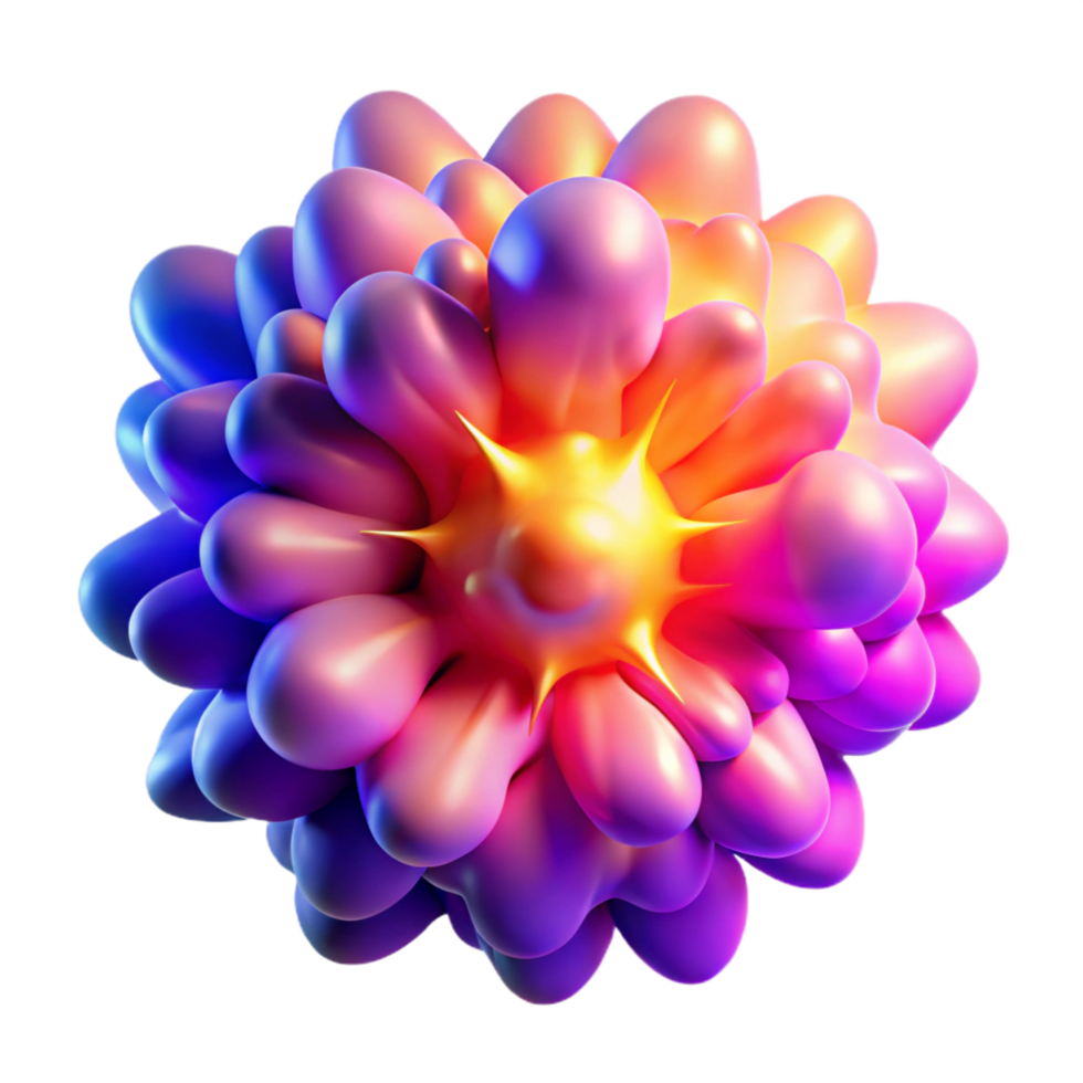 intense impressive A chaotic explosion of vibrant, saturated hues, resembling a nebula, with a bright, celestial light source museum quality png