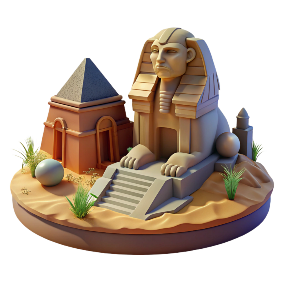 vibrant classic A majestic sphinx guarding a hidden tomb, desert setting, mysterious and imposing, fantasy art luxury png