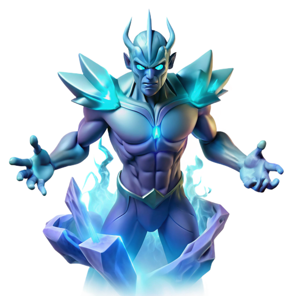 stunning modern A powerful elemental spirit controlling the forces of nature, dynamic lighting, abstract art style flawless png