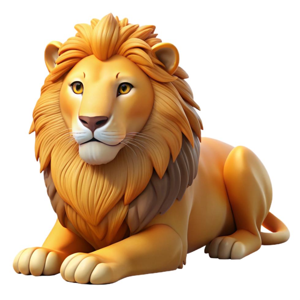 alluring memorable A majestic lion pride resting in the savanna, golden hour light, wildlife photography style png