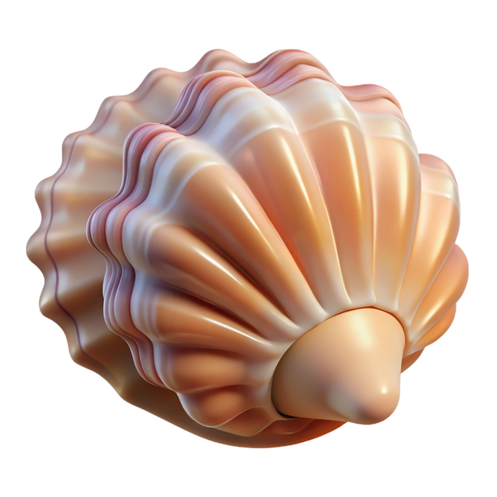 distinctive industrial A close up of a seashell on the beach, soft light, detailed texture, realistic style, museum quality png