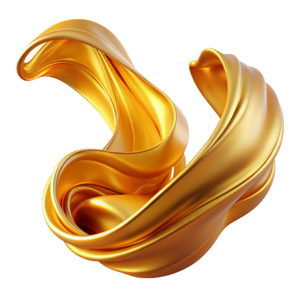 captivating coastal A cascade of flowing ribbons, with a silky texture, in a vibrant, energetic style, illuminated by a warm, golden light impeccable png