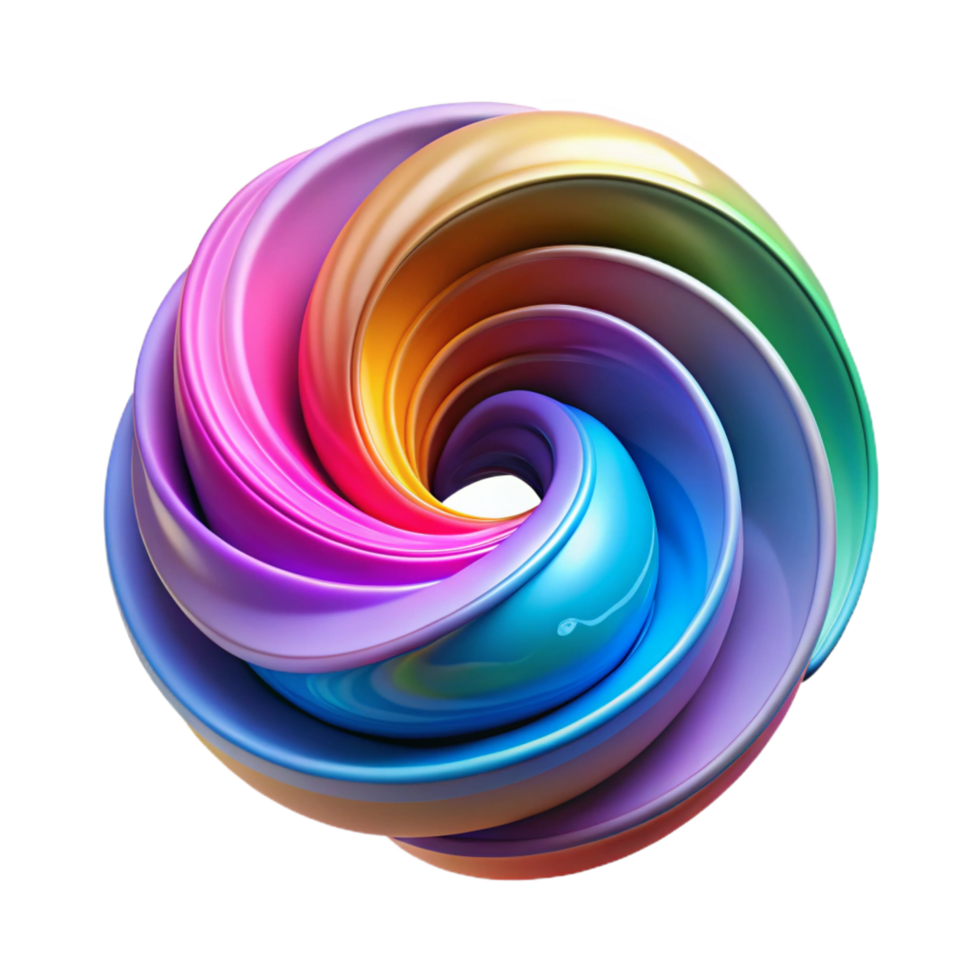 remarkable geometric An abstract representation of emotions, using swirling colors and dynamic lines, dramatically lit exclusive png