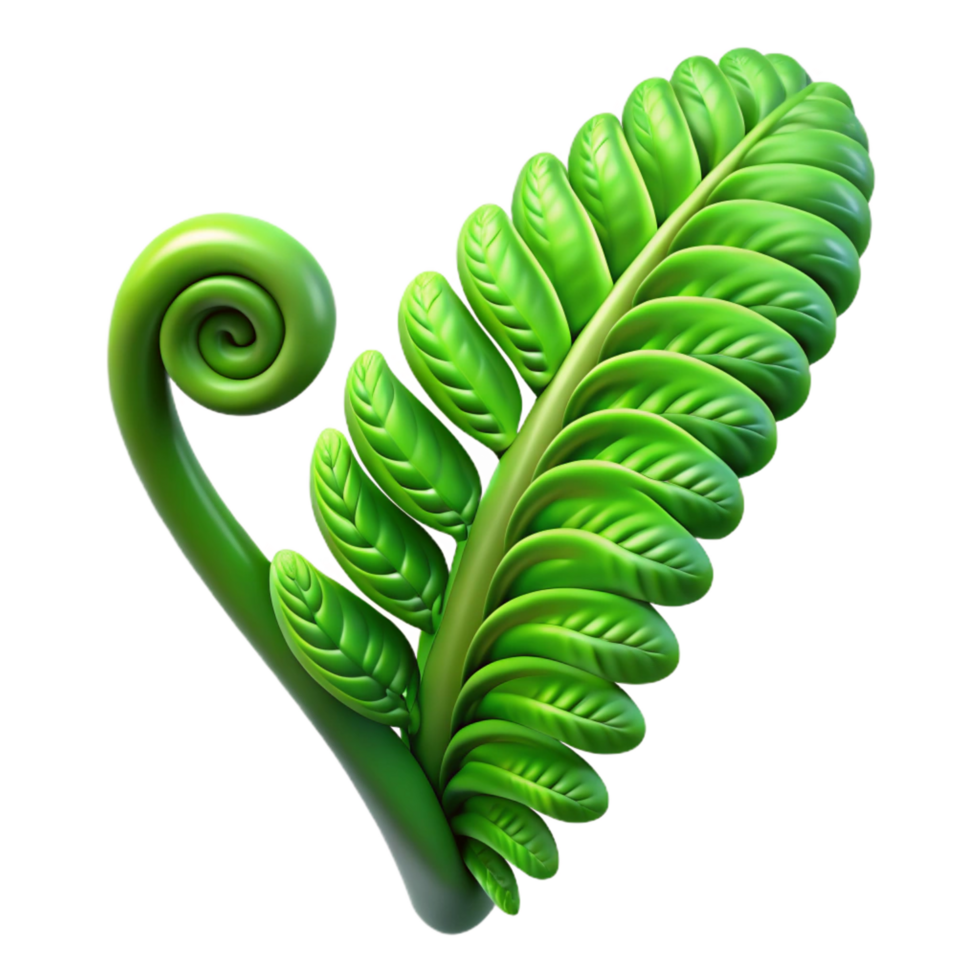 extraordinary intense victorian A lush, green fern unfurling, macro photography, soft diffused lighting, vibrant green and deep shadows, handcrafted png