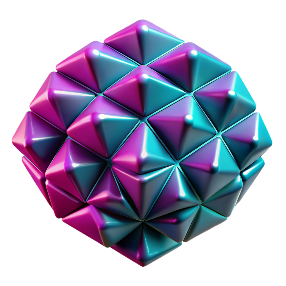 extraordinary mysterious rustic A dynamic field of tessellating geometric shapes in vibrant magenta and cyan, with a high contrast, neon like glow and a grainy film texture overlay impeccable png