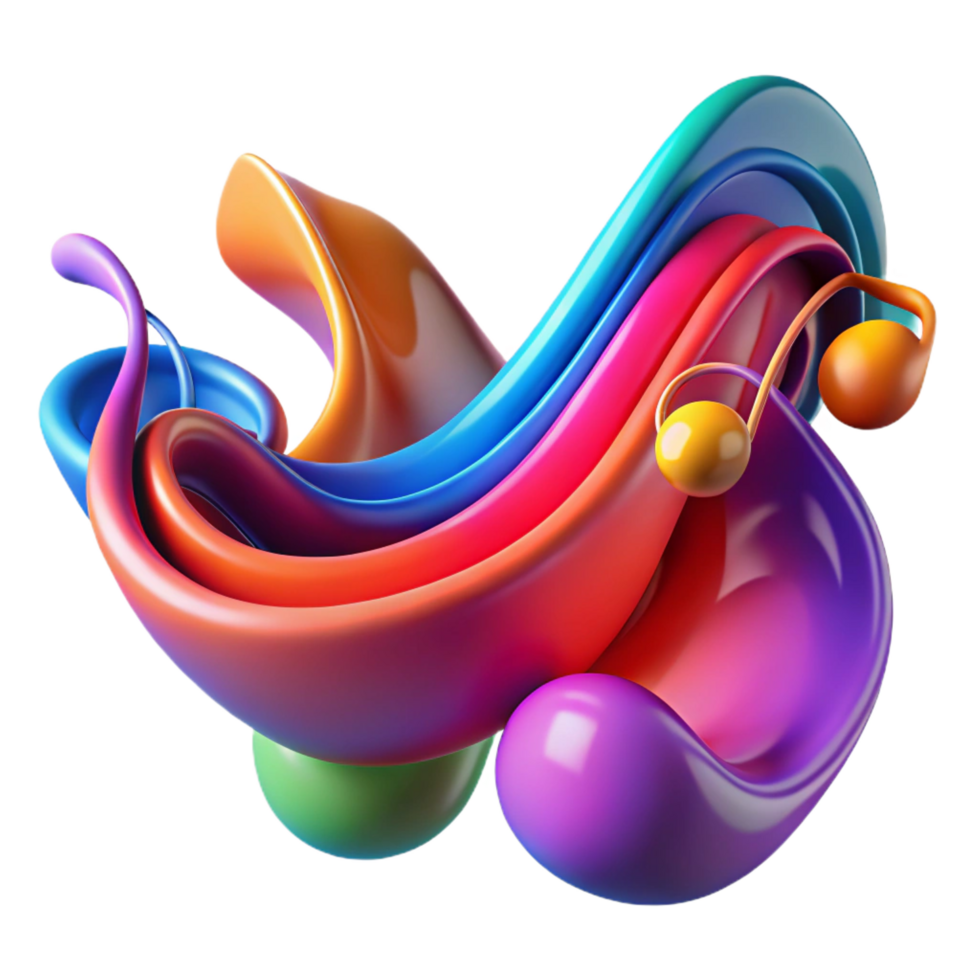inspired urban An abstract representation of music, using flowing lines and vibrant colors, dynamically lit studio quality png