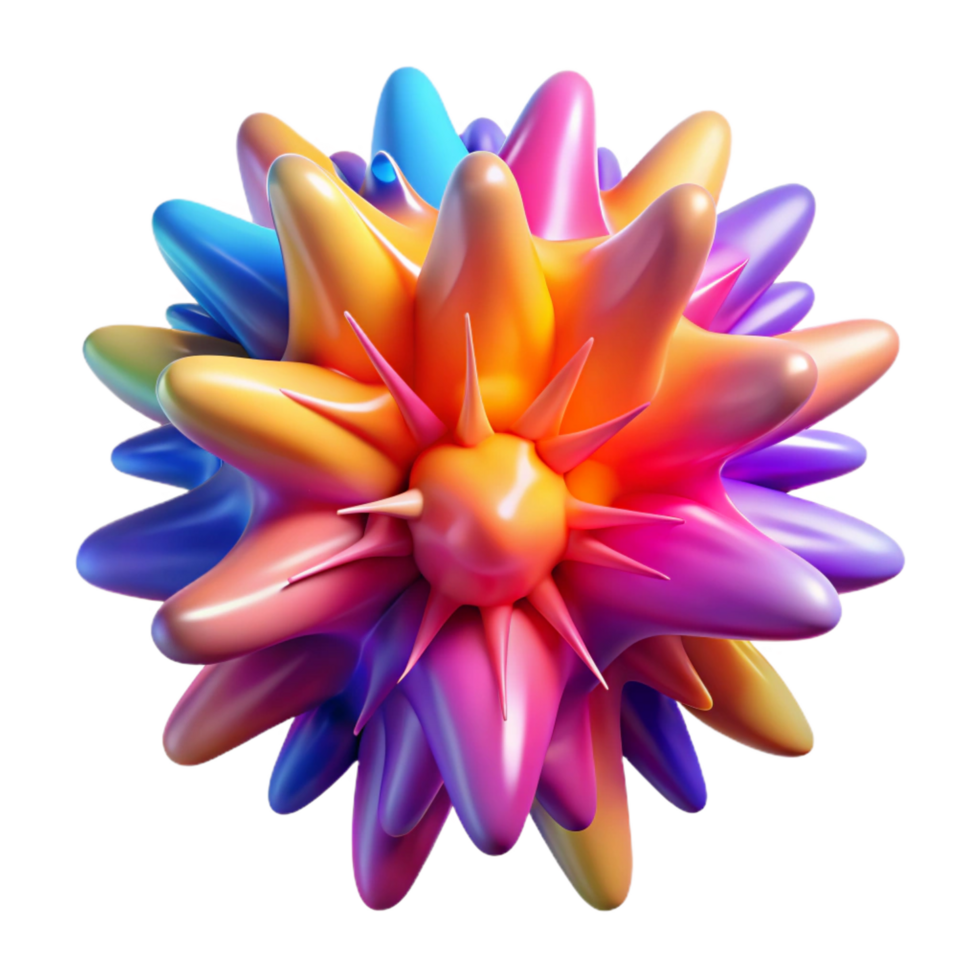 splendid art deco A chaotic explosion of vibrant colors, with dynamic brushstrokes and a grainy texture, in an abstract expressionist style, lit by a single spotlight premium png