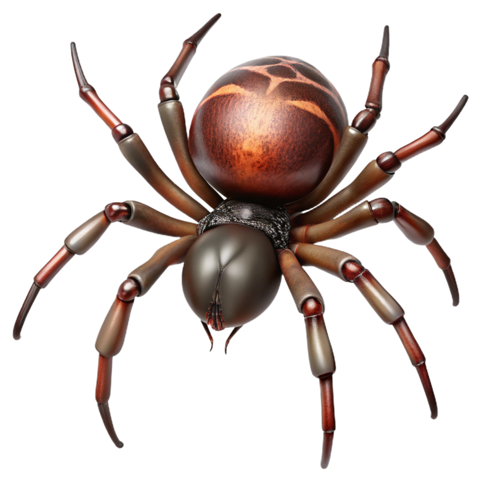immaculate notable A spider spinning a web, detailed close up, macro photography style png