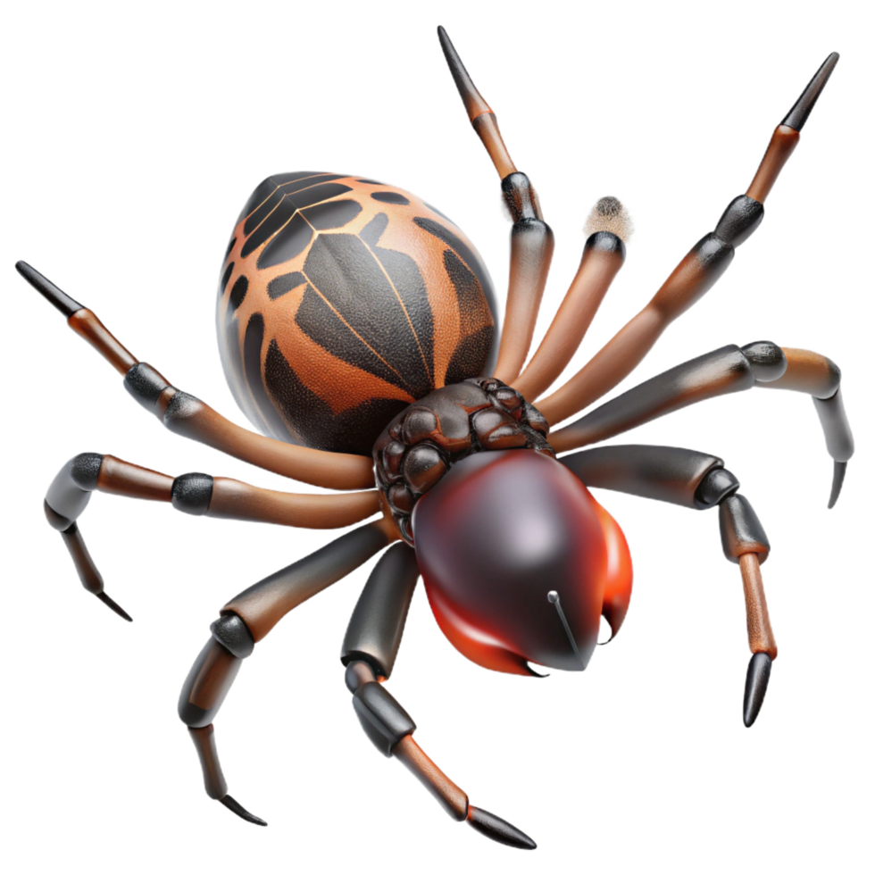 notable rustic A spider spinning a web, detailed close up, macro photography style impeccable png