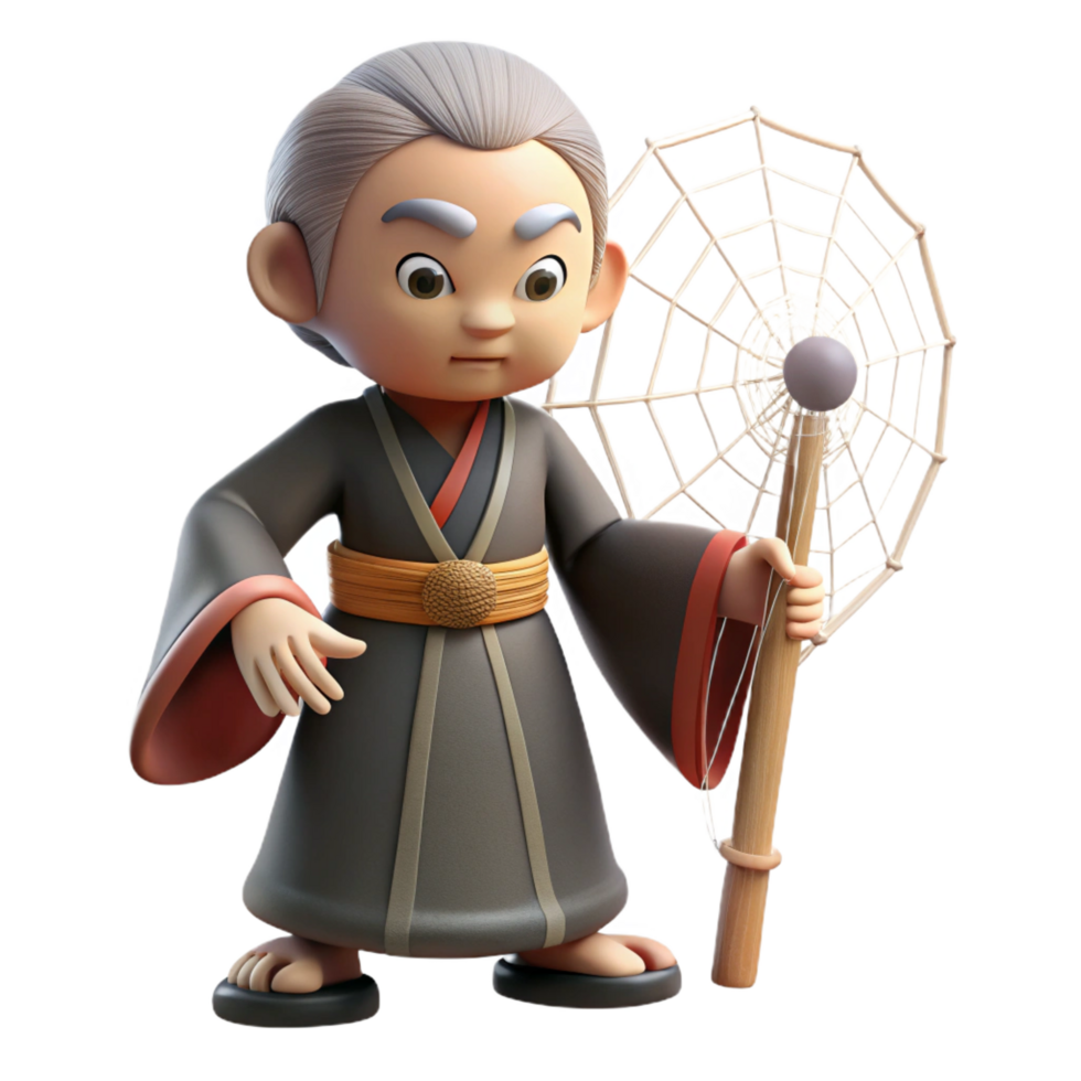 rare victorian A wise old jorogumo spinning a web, dimly lit, Japanese art style high quality png