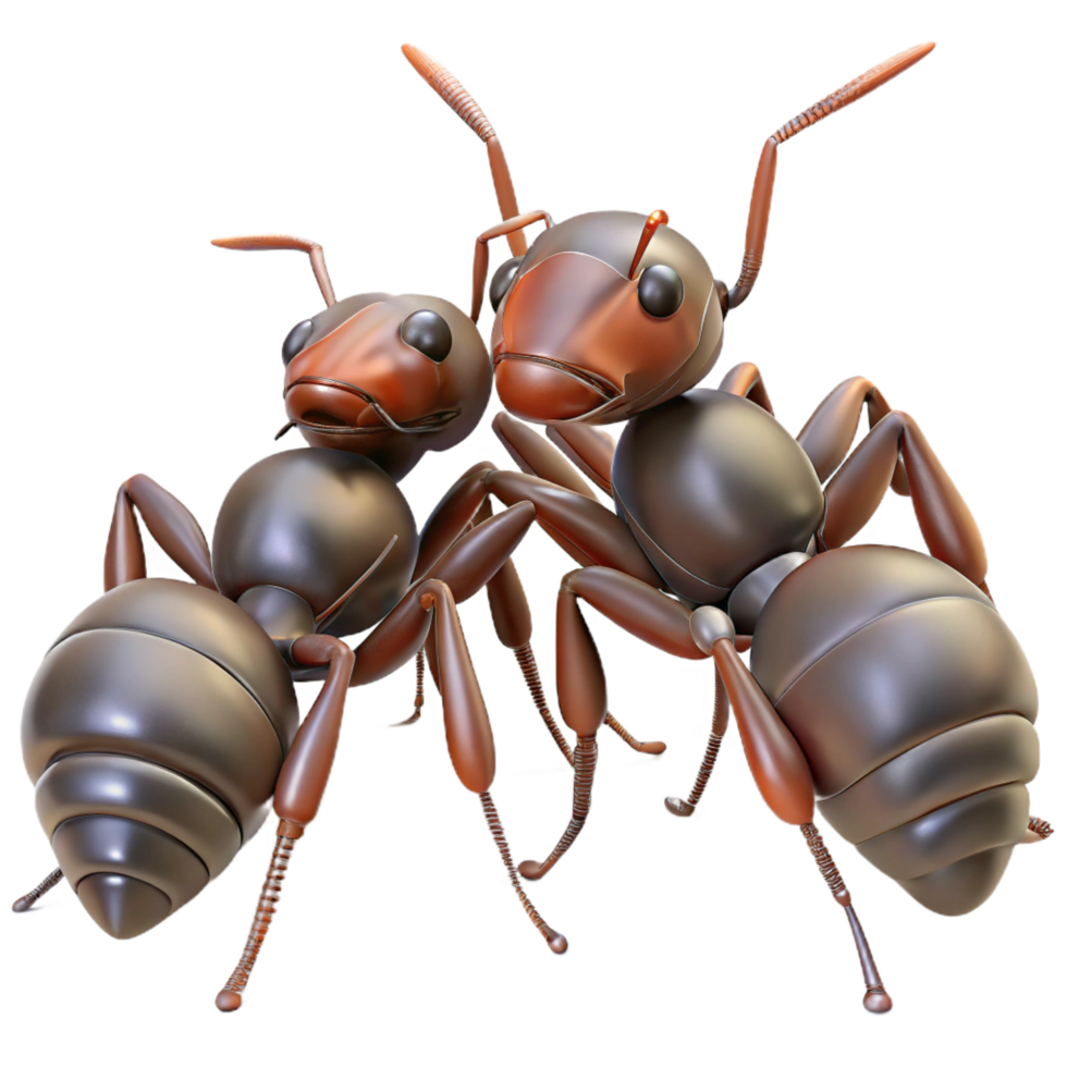 hypnotic urban A colony of ants working together, close up view, detailed and realistic lighting ultra HD png