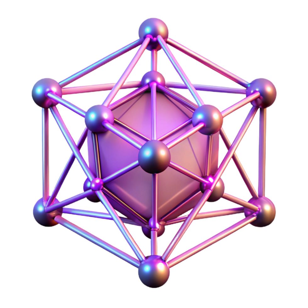 breathtaking distinctive A network of interconnected, glowing lines, forming a complex, geometric pattern, with a bright, neon light source png