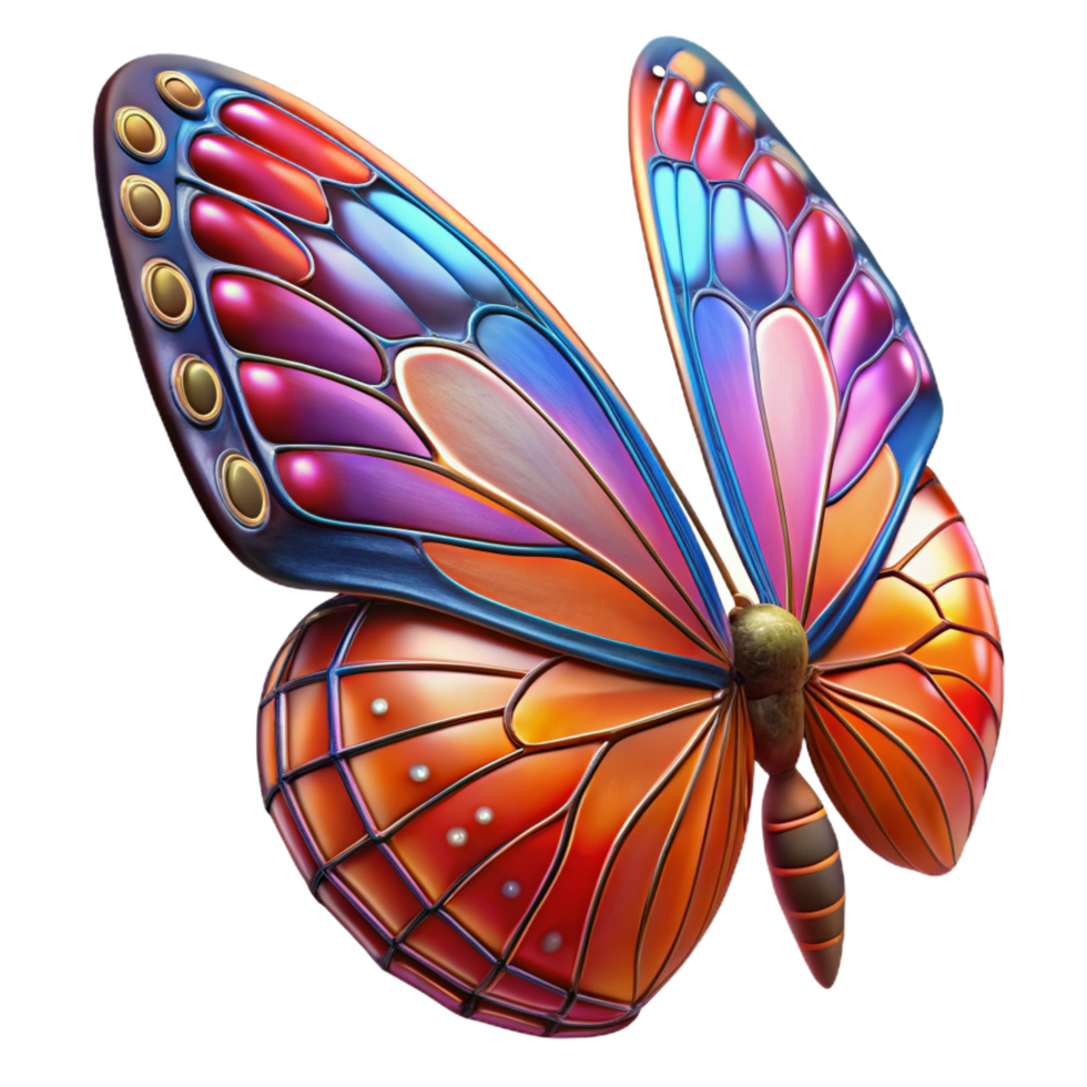 distinctive artistic A close up of a butterfly s wing, intricate patterns and vibrant colors, macro photography style, natural light museum quality png