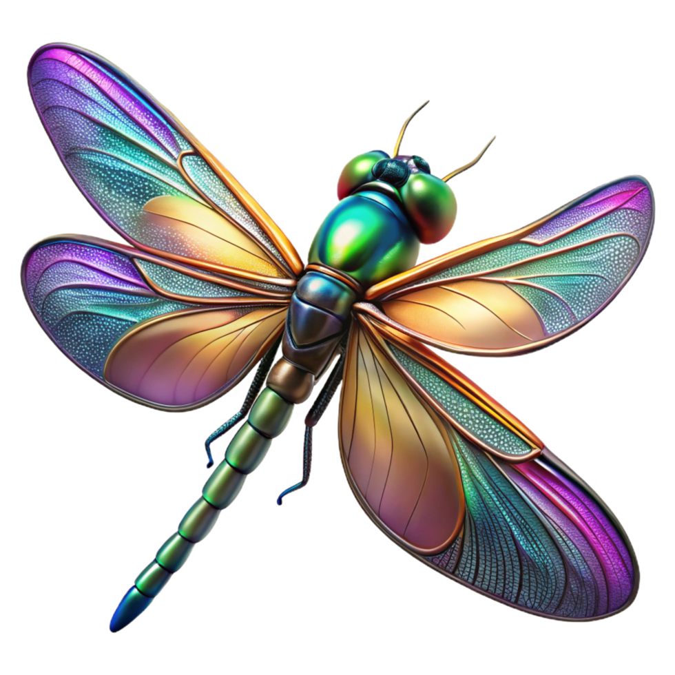 passionate picturesque A close up of a dragonfly s iridescent wings, macro photography style, vibrant colors expertly shot png