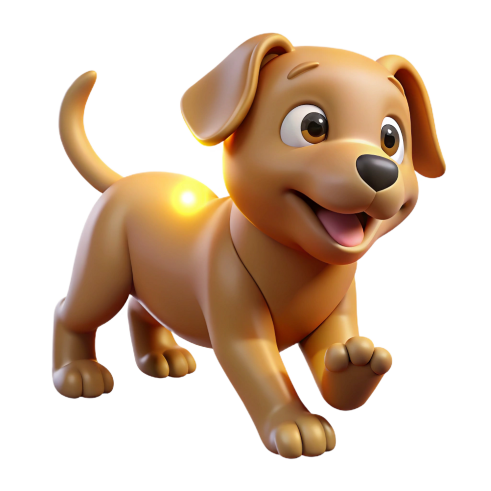 dramatic harmonious organic A playful puppy chasing its tail, bright, playful lighting, cute and energetic style handcrafted png