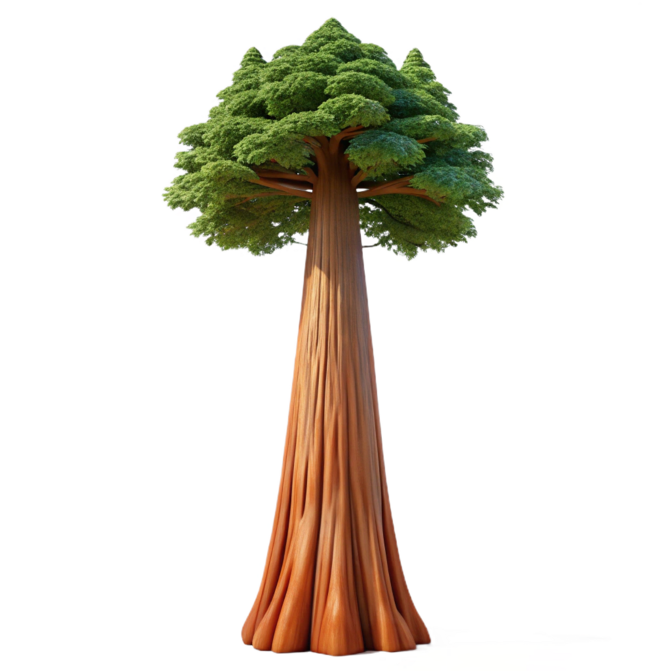 intense breathtaking A giant sequoia tree reaching towards the sky, towering and majestic, landscape photography, nature s power theme impeccable png