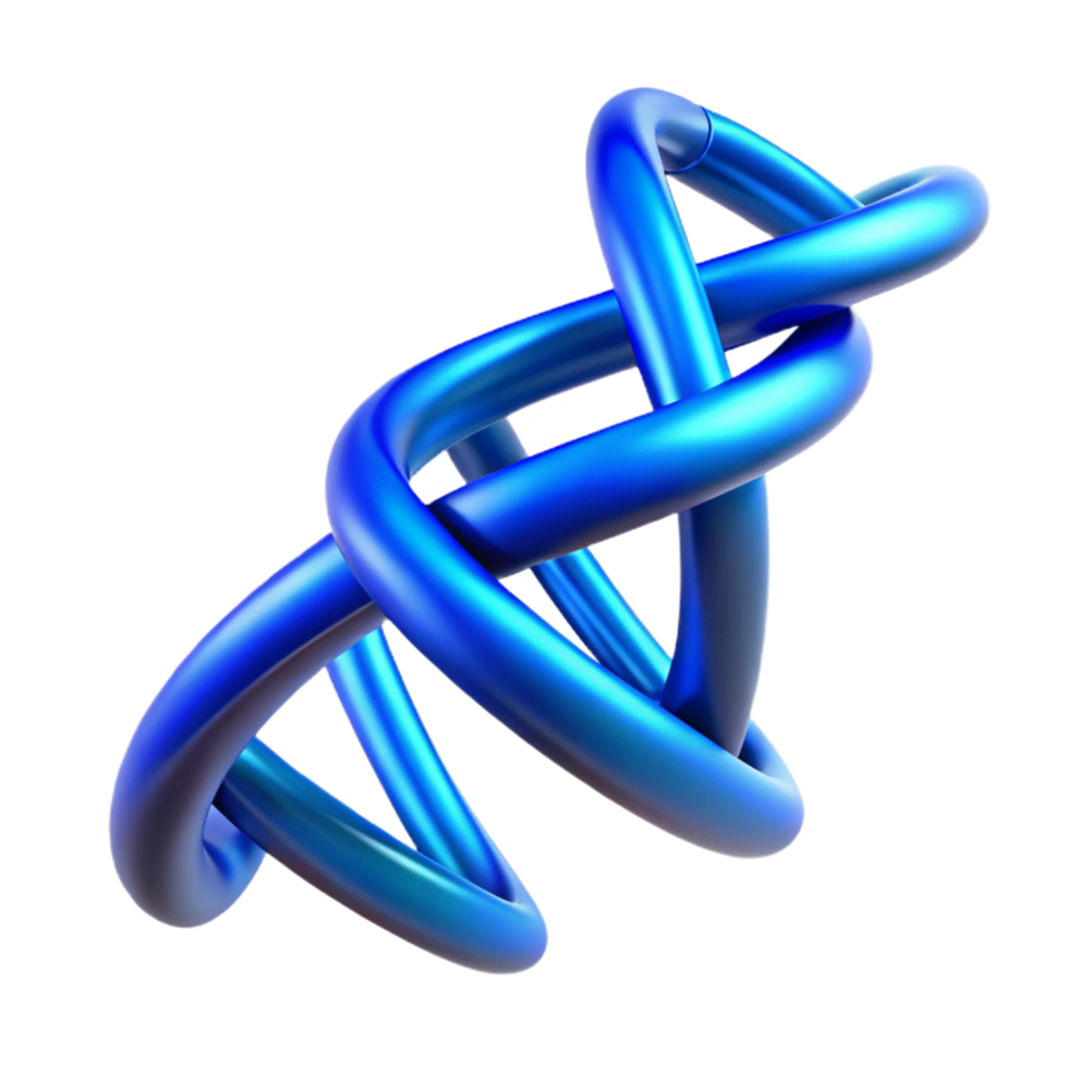 majestic coastal A DNA double helix, glowing with a vibrant blue light, rotating slowly, rendered in a scientific, 3D model style detailed png