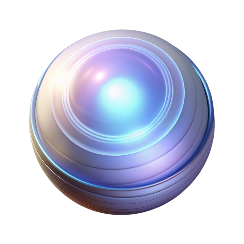 iconic urban A luminous orb pulsating with energy, radiating concentric circles of light, with a soft, diffused glow ultra HD png