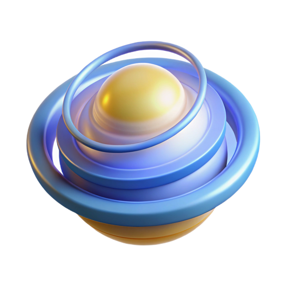 memorable futuristic A single, luminous orb radiating concentric circles of energy, in a minimalist, abstract style gallery standard png