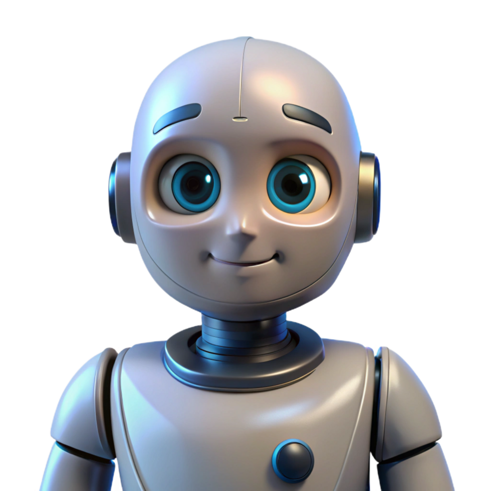 mesmerizing futuristic A humanoid robot with expressive eyes, soft lighting highlighting its lifelike features, uncanny valley style fine detail png