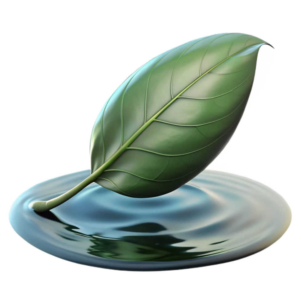 impressive romantic gothic A single leaf floating on still water, minimalist composition, soft, diffused light, contemplative mood, expertly shot png