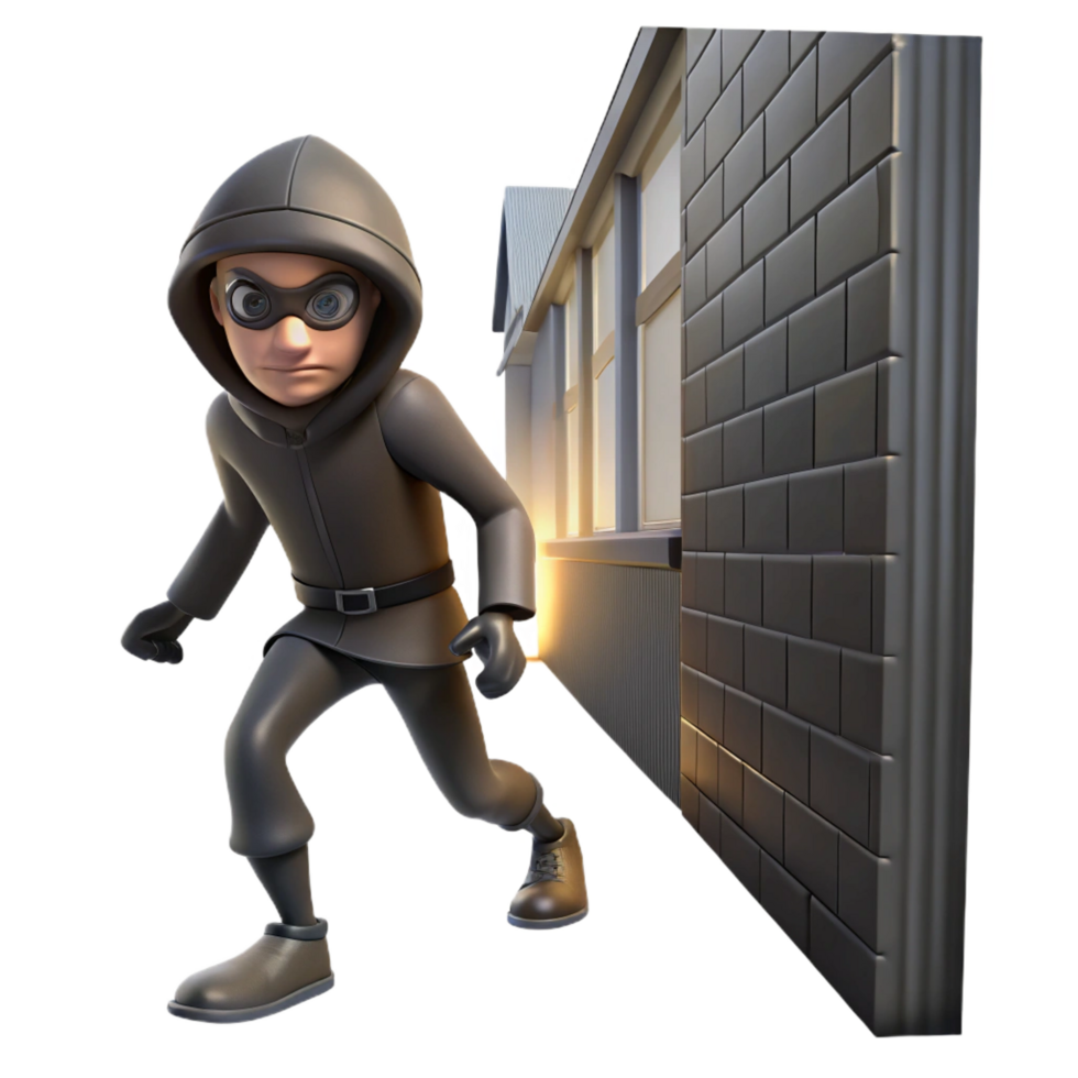 alluring exceptional A cunning rogue sneaking through a shadowed alleyway, dim lighting, noir style png