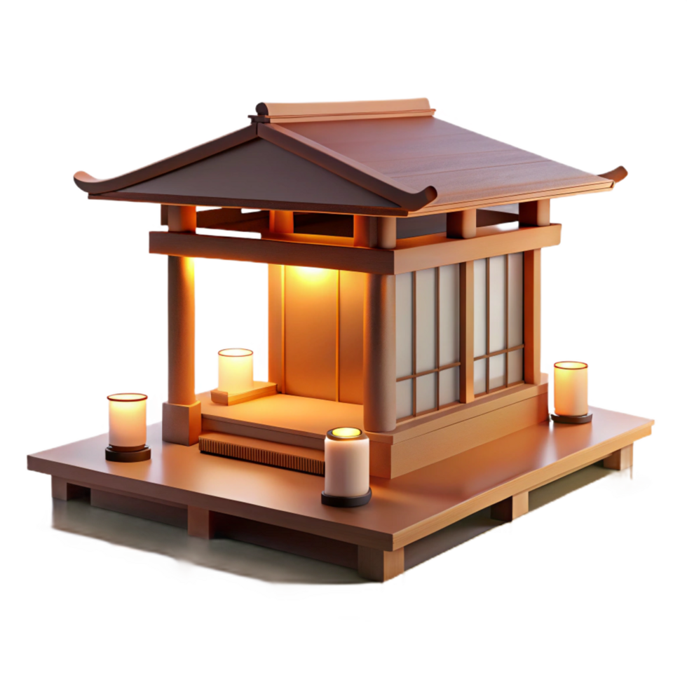 coveted retro A minimalist Japanese tea house, natural wood and paper, soft diffused lighting, serene atmosphere, ultra HD png