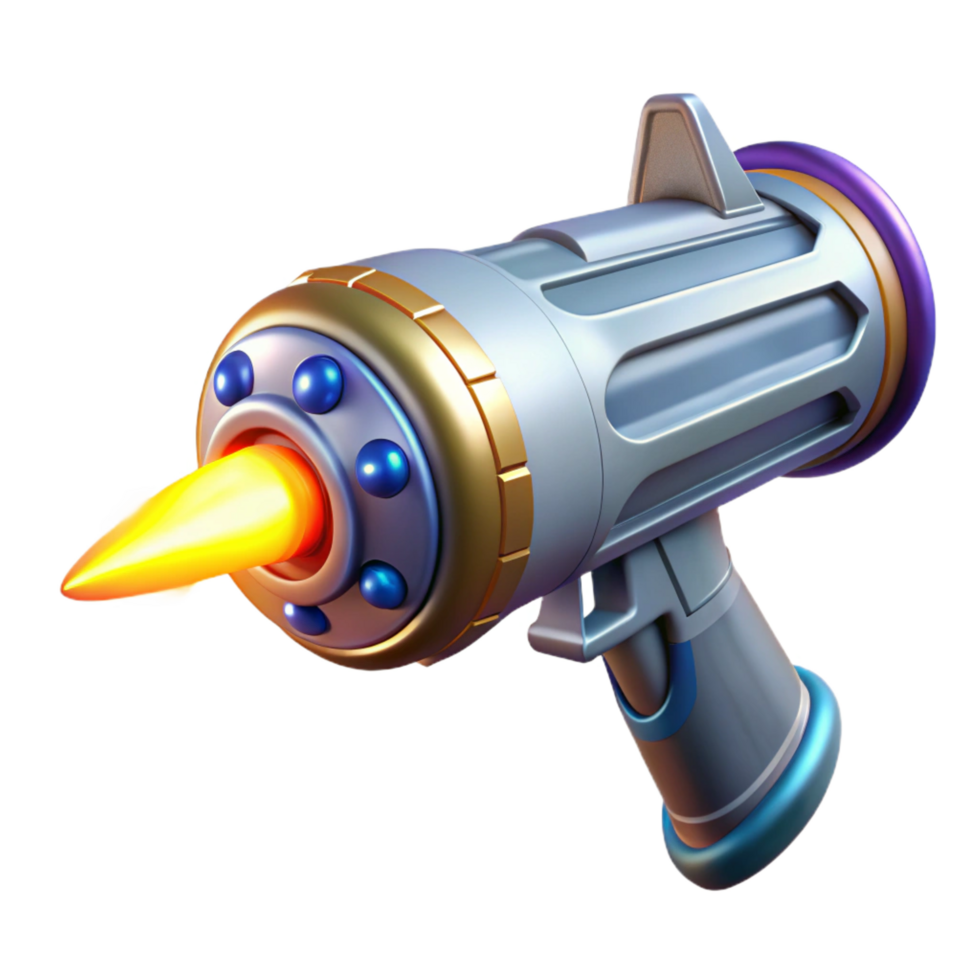 alluring gothic A futuristic weapon firing a beam of energy, bright light, science fiction style 8K png