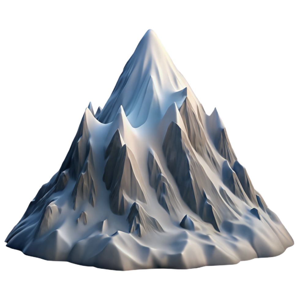 unparalleled classic A majestic mountain peak, covered in snow, dramatic lighting, realistic style, sharp png