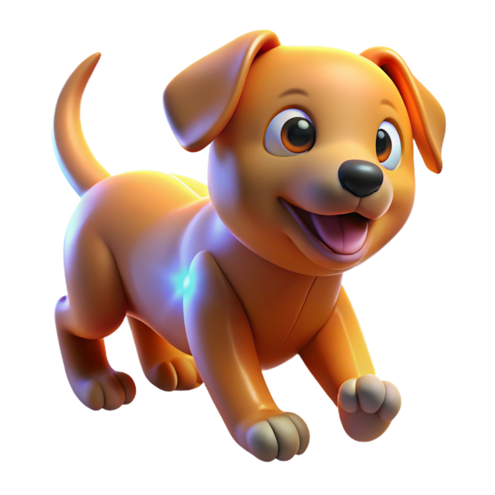 sought after elegant A playful puppy chasing its tail, bright, playful lighting, cute and energetic style high quality png
